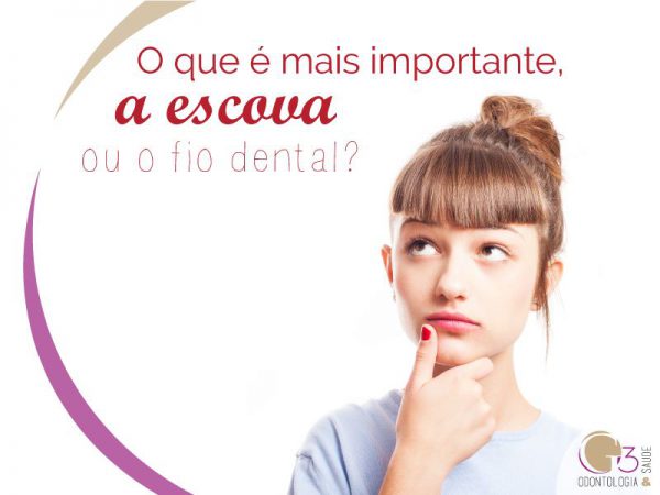 O que é mais importante, a escova ou o fio dental? - G3 Odontologia e Saúde